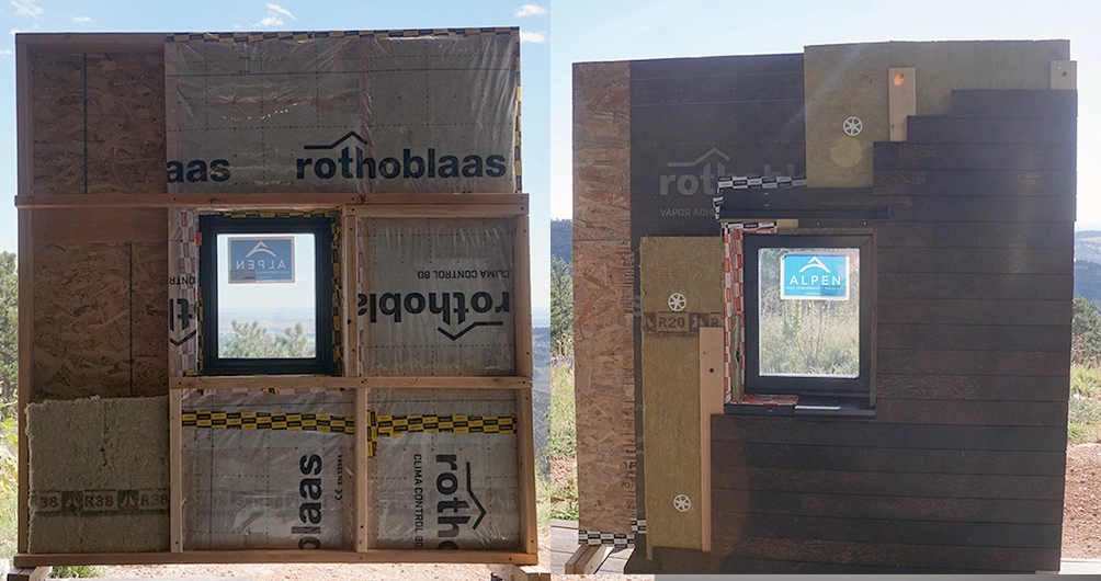 Passive House Wall Assembly R-70 2x8 wall build